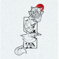 Cheshire Cat And Alice