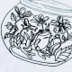 Frog In a Jar Line Art