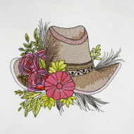 Floral Cowboy Hat 