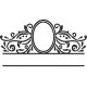 Oval Frame Embroidery Design