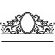 Oval Frame Embroidery Design