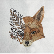 Floral Fox Face 