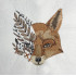 Floral Fox Face 