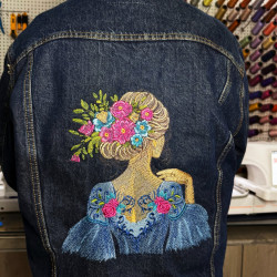 Beautiful Floral Lady
