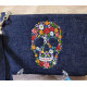 Floral Skull Embroidery Pattern