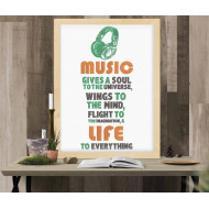 Music Gives A Soul To The Universe Quote
