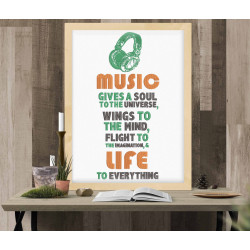 Music Gives A Soul To The Universe Quote