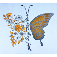 Good Things Take Time Butterfly Quote 