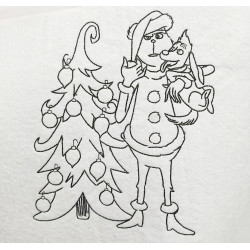 Grinchmas Line Art
