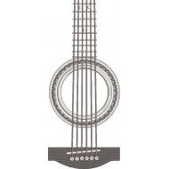 Guitar Embroidery Design