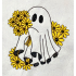 Spooky Floral Ghost