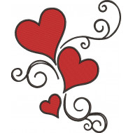 Heart Fill With Red Color