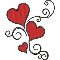 Heart Fill With Red Color