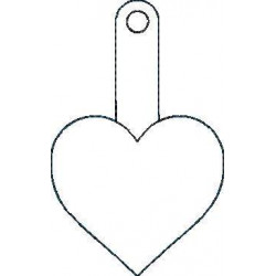 Heart Key Fob - ITH
