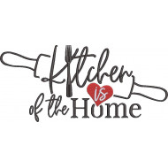 Home Is Kitchen Embroidery Design