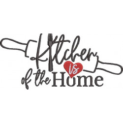 Home Is Kitchen Embroidery Design