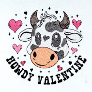 Howdy Valentine Cow