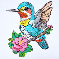 Floral Hummingbird 