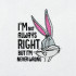 I'm Never Wrong Funny Rabbit