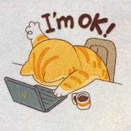 I'm Ok Sleepy Cat