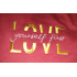 Love Yourself First Quote Embroidery Design