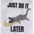 Just Do It Later Lazy Cat