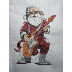 Santa Claus With Guitar 