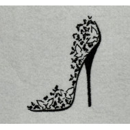 Butterfly Sandal Embroidery Design