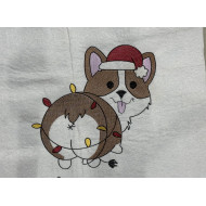 Corgi Christmas Dog