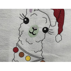 Cute Christmas Llama