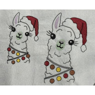 Cute Christmas Llama