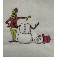 Christmas Thief With Snowman