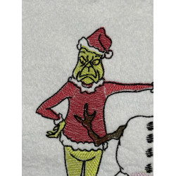 Christmas Thief With Snowman