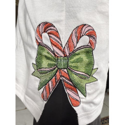 Candy Canes Bow