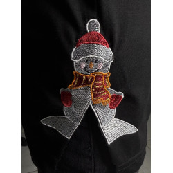 Snowman With Bow