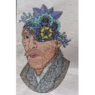 Floral Van Gogh Face