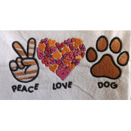 Peace Love Dog