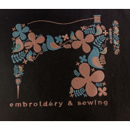 Floral Sewing Machine