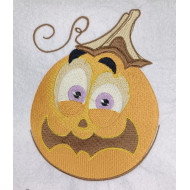 Halloween Pumpkin Embroidery Pattern