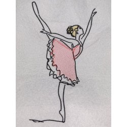 Dancing Ballerina In Pink Frock