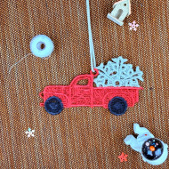 Truck With Snowflake FSL