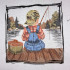 Fishing Scene With A Boy