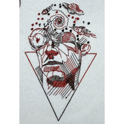 Cosmic Dreamer Line Art