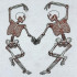 Valentine Skeletons Dance