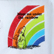 Under The Rainbow Angel Dog