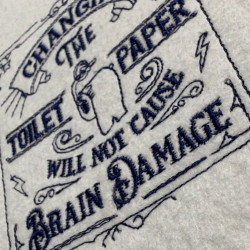Changing The Toilet Paper Funny Quote 