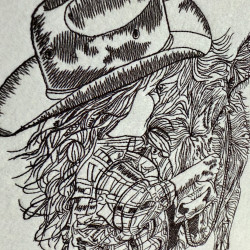 Cowgirl with Cow