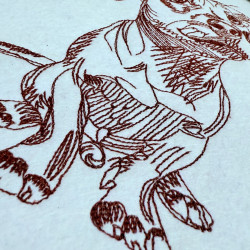 Dachshund Dog Line Art 