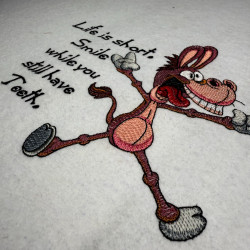 Life Is Short Funny Donkey Saying