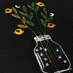 Floral Vase Line Art